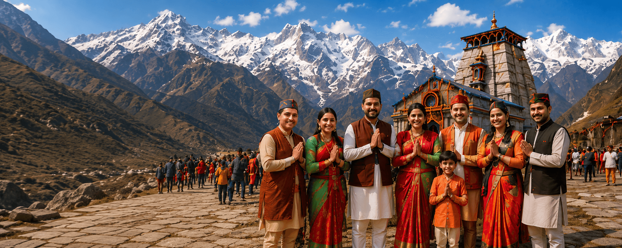 Kedarnath Temple in the Himalayas — Uttarakhand
