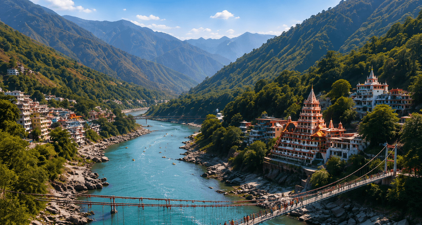 Kedarnath Temple in the Himalayas — Uttarakhand